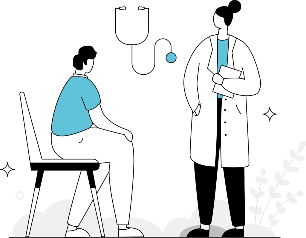 ilustración paciente